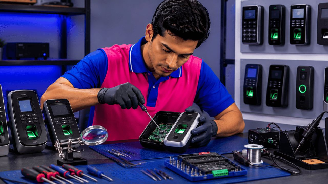 Fingerprint Attendance Machine Repair Service